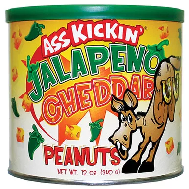 Ass Kickin' Jalapeno Cheddar Peanuts