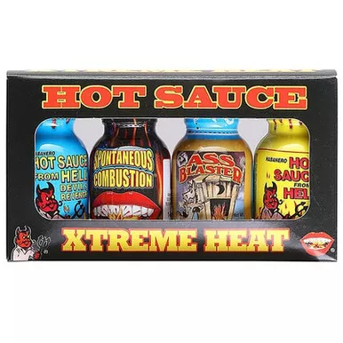 Ass Kickin' Xtreme Heat Mini Bottle 4 Pack