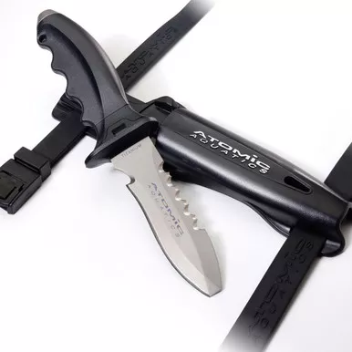 ATOMIC AQUATICS Ti6 Titanium Blunt Tip Knife (07-0008-3P)