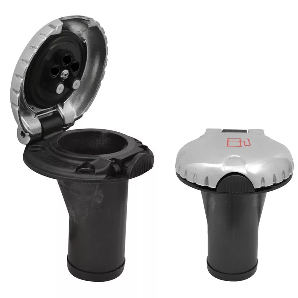 Attwood Deck Fill f/Carbon Canister System – Straight BodyScalloped Chrome Cap [99DFCCSZ1S]