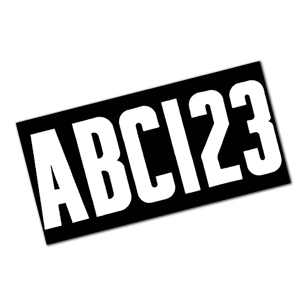 Attwood LetterNumber Kit - White [14141-7]