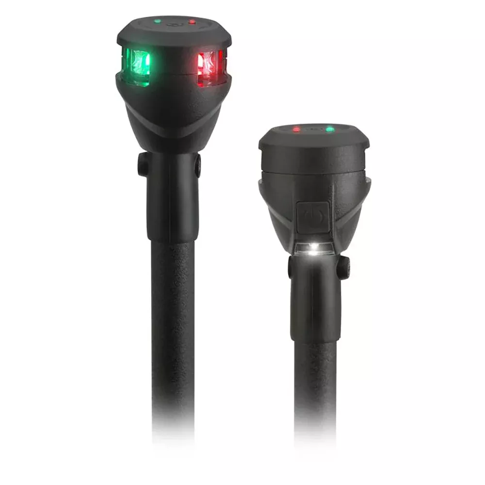 Attwood LightArmor Fast Action Bi-Color Pole Light With Task Light – 14″3-Pin [NV6LC2-14BP7]