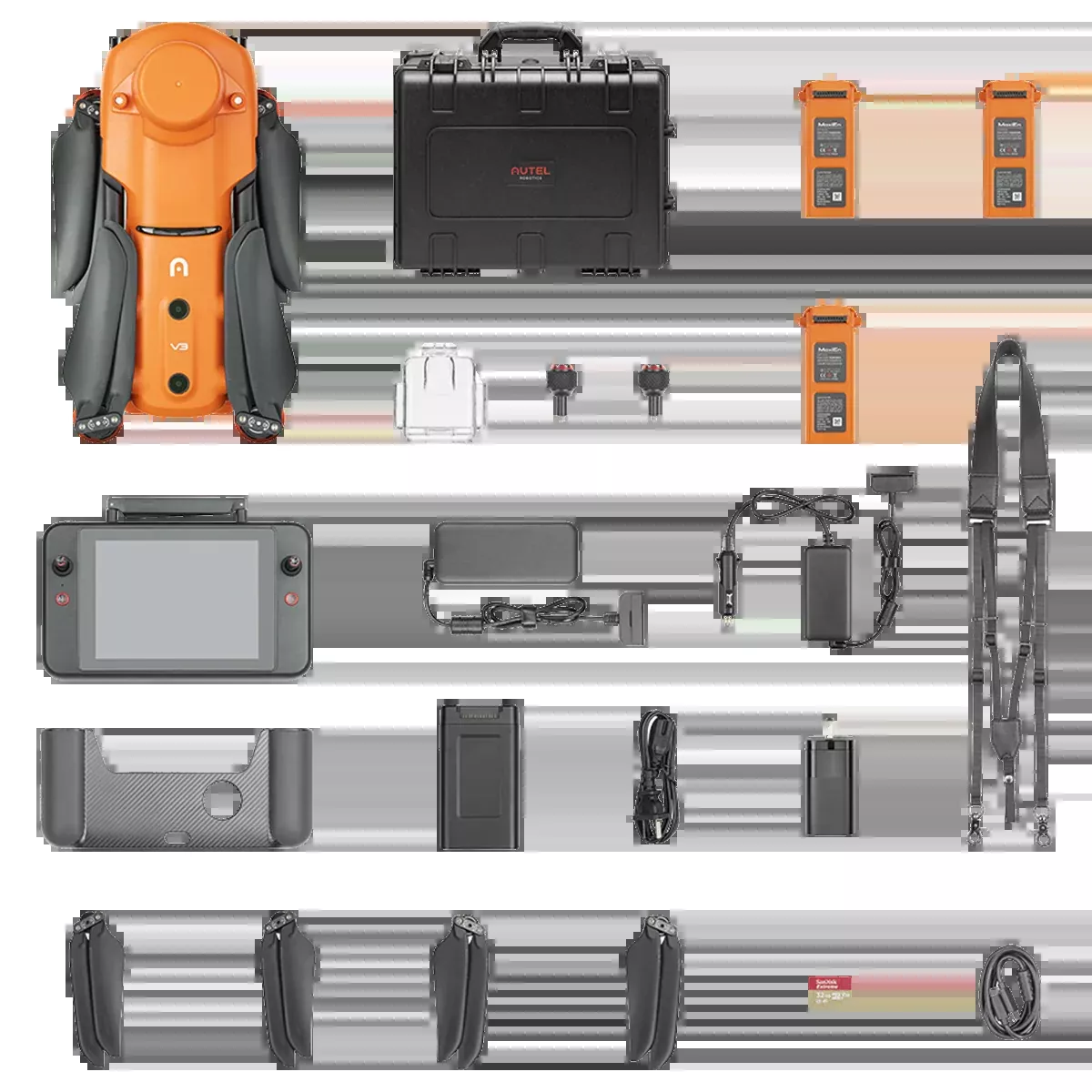 Autel Robotics Evo II Dual 640T RTK Rugged Bundle V3 | Thermal Camera 640×512 Resolution | Flight Time 38 Min