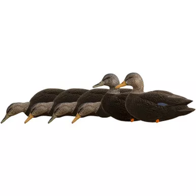 AVIAN-X AVX8077 AXF FULL BODY BLACK DUCKS FUSION 6 PACK