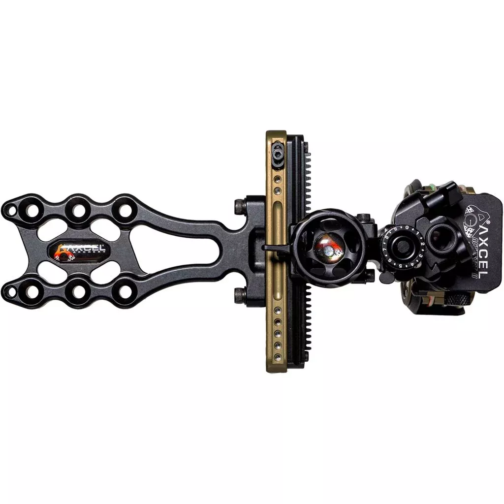 Axcel LANDSLYDE Slider Tactical Bowhunting Sight (AccuStat II Multi-Pin)