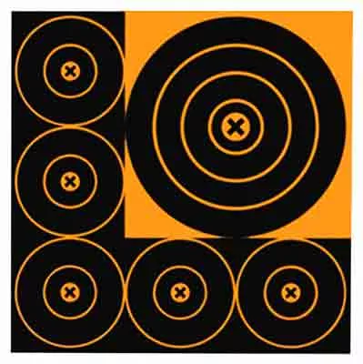 B/c Target Big Burst - 8"-3/4"-15 Bull's-eye Targets