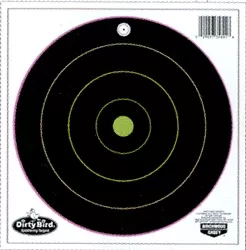 B/c Target Dirty Bird 8" Multi - -color Bull's-eye 20 Targets