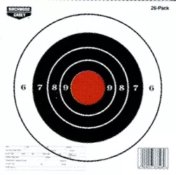 B/c Target Eze-scorer Paper 8″ – Bull’s-eye 26 Targets