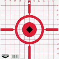 B/c Target Rigid Paper 12″ – Crosshair Sight-in 10 Targets