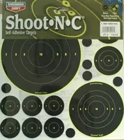 B/c Target Shoot-n-c Assorted – 1″-50 2″-30 3″-10 5.5″-5 8″-5