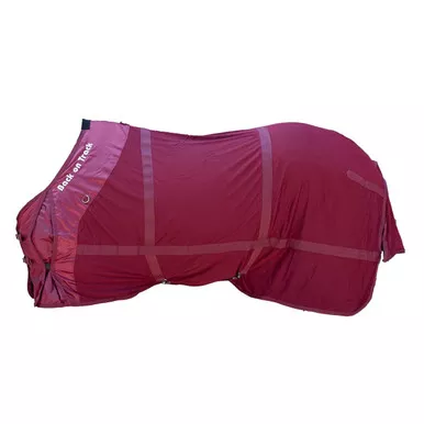 BACK ON TRACK Therapeutic 135 cm Burgundy Mesh Sheet (21180535)