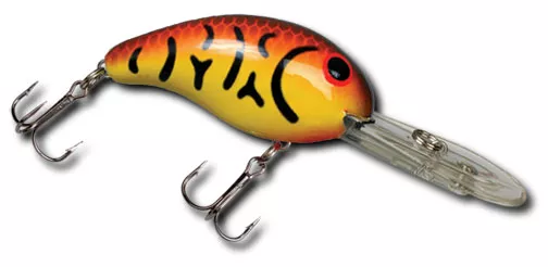 Bandit 300 Series 2′ Crankbait 3/8 Oz Spring Crawfish And Yellow #BDT326