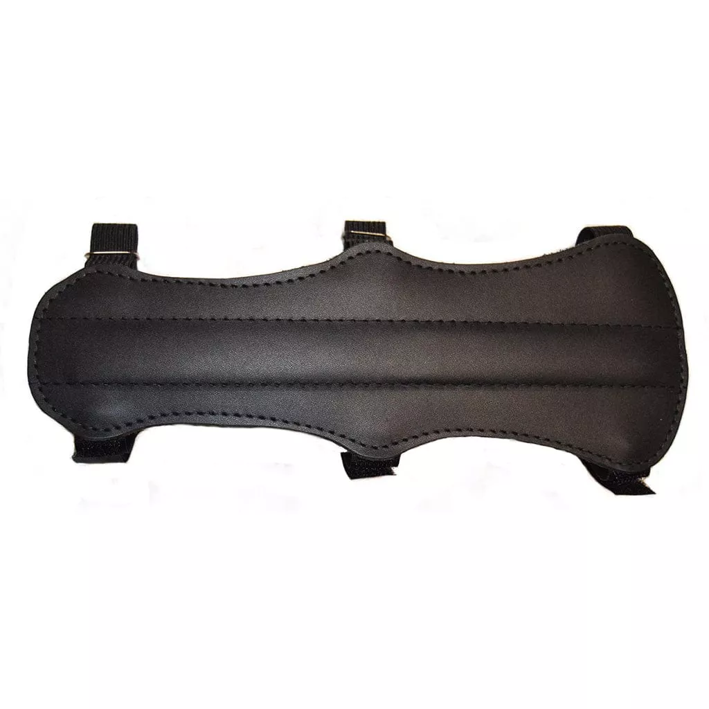 Bateman Nylon 3 Strap Cordura Armguard Black 9 In.