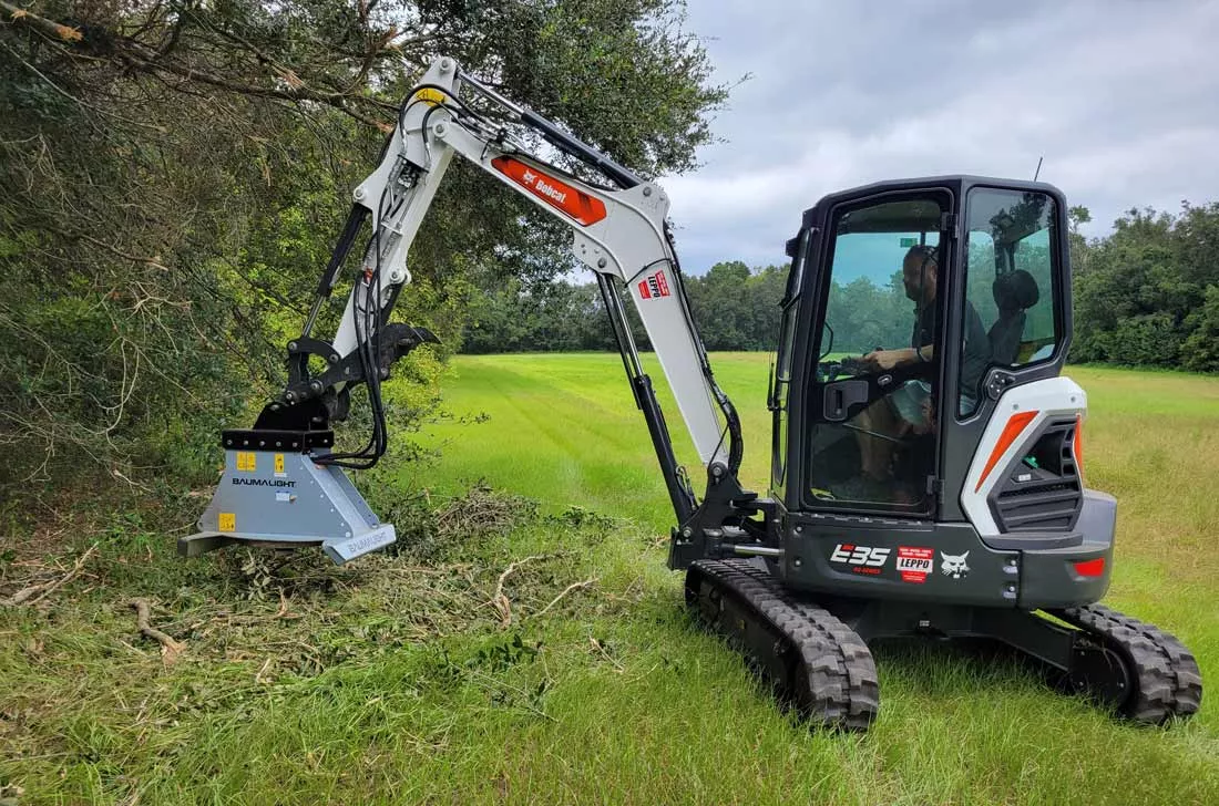 Baumalight Rotary Brush Cutter | Model CXC-530 | Cutting Width 30″ | Machine Size 3-11 Tons | For Excavators