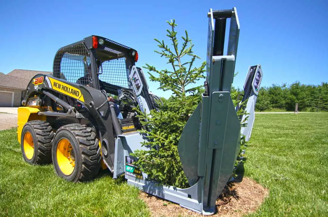 BaumaLight Tree Spade | Model ST330 | Root Ball Diameter 30″ | 5 – 20 GPM | For Skid Steers