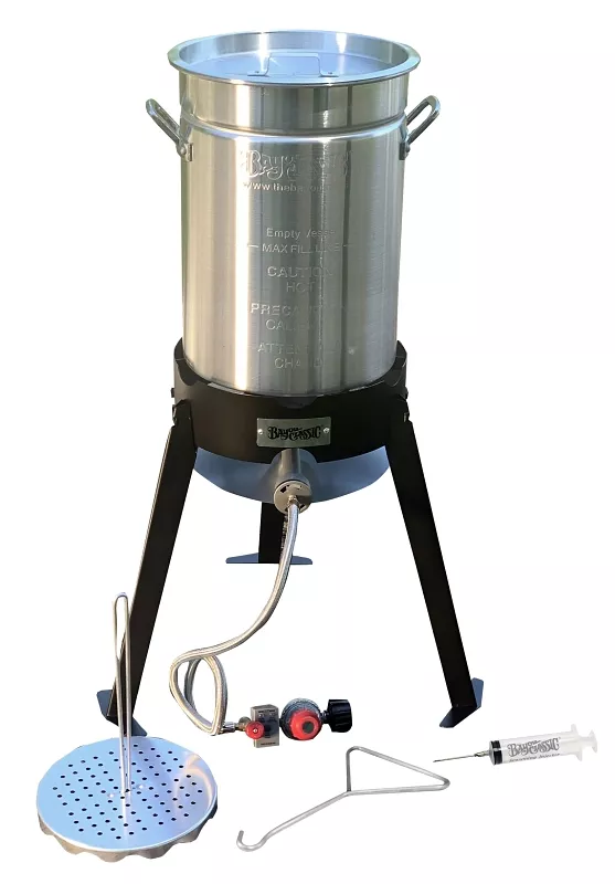 Bayou Classic 30 Quart Aluminum Turkey Fryer Kit #200-490