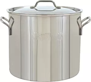 Bayou Classic 40QT Stainless Brew Kettle With Lid #1440