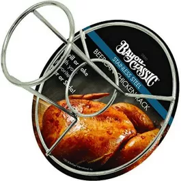 Bayou Classic Stainless Beercan Chicken Rack