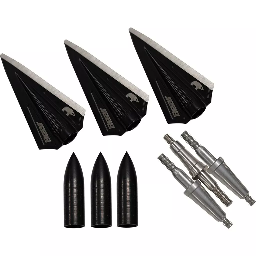 Bear Razor Head VWS Single Bevel Broadhead Kit (150-250 gr. 3 pk.)