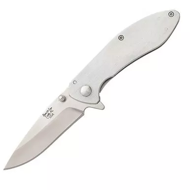 Bear & Son 112 Framelock 2.875" Hollow Ground Blade Of High Carbon Steel