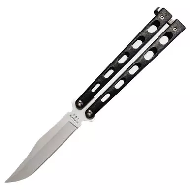 Bear & Son Folding Balisong Butterfly Knife 3" Drop Point 440 SS Blade