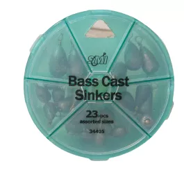 Beau Mac Bass Casting Sinker Selector Kit - 23 Piece