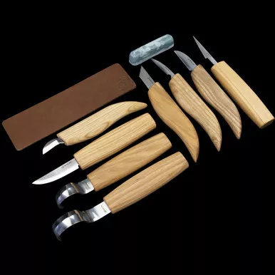 BeaverCraft Wood Carving Set of 8