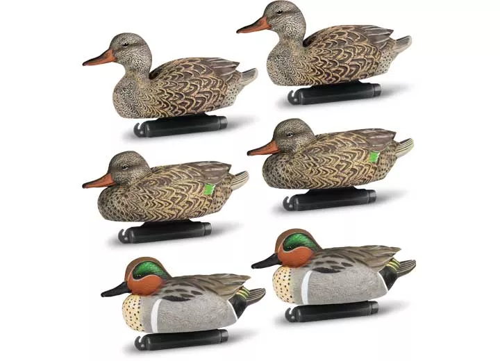 Beavertail Refuge Series Teal Floater decoys – 6 Pack• 450007