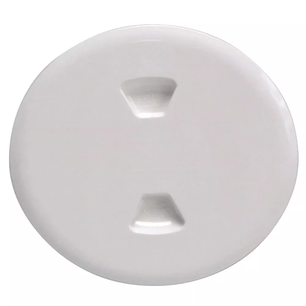 Beckson 5″ Twist-Out Deck Plate – White
