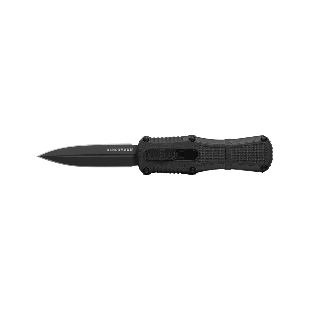Benchmade Mini Claymore Out-the-Front Auto Black Grivory Dagger Point Knife #3375GY