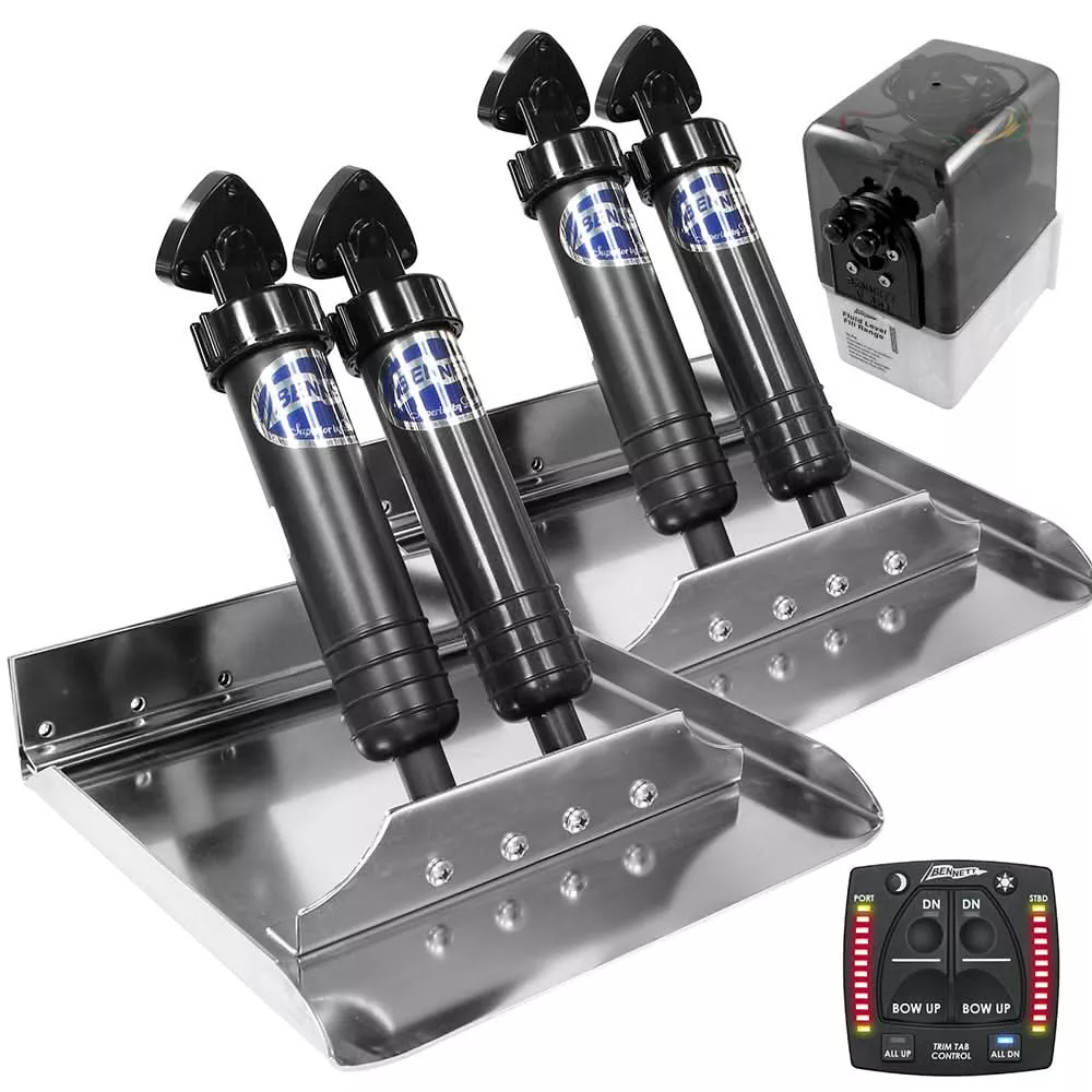 Bennett Marine 12x12 Sport Tab System w/One Box Indication - ST12OBI