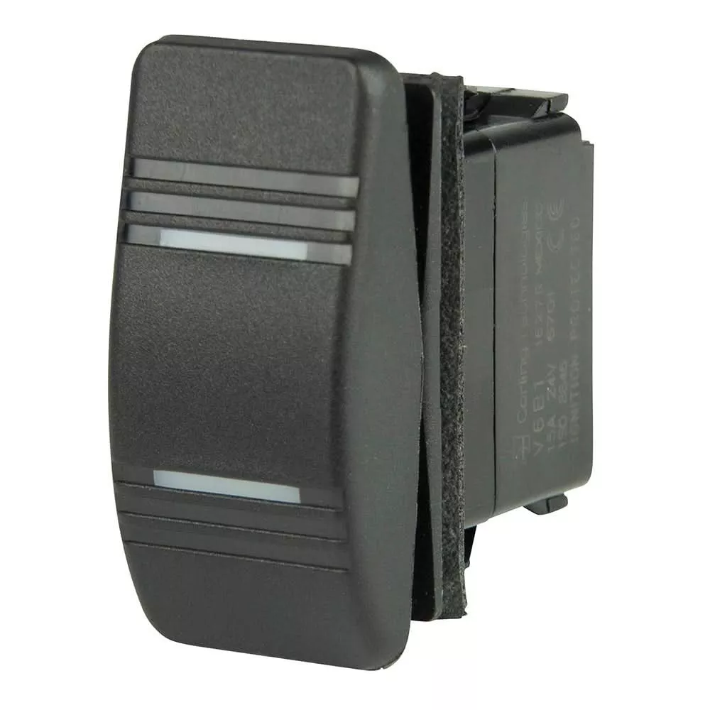 BEP SPDT Contura Switch - 2-Amber LEDs - ON/OFF/ON - 1001803