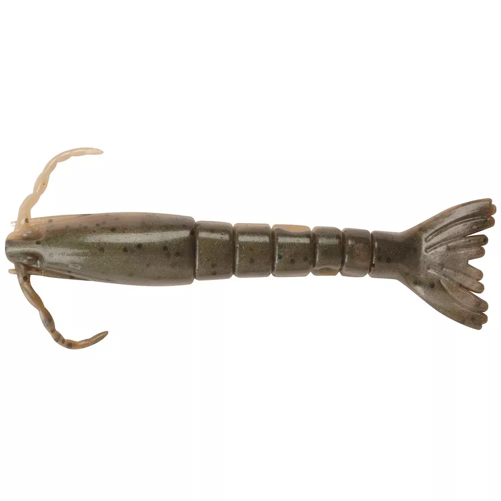 Berkley Gulp! Alive! Saltwater Shrimp – 4″ – Natural Shrimp – Half Pint Container [1296197]