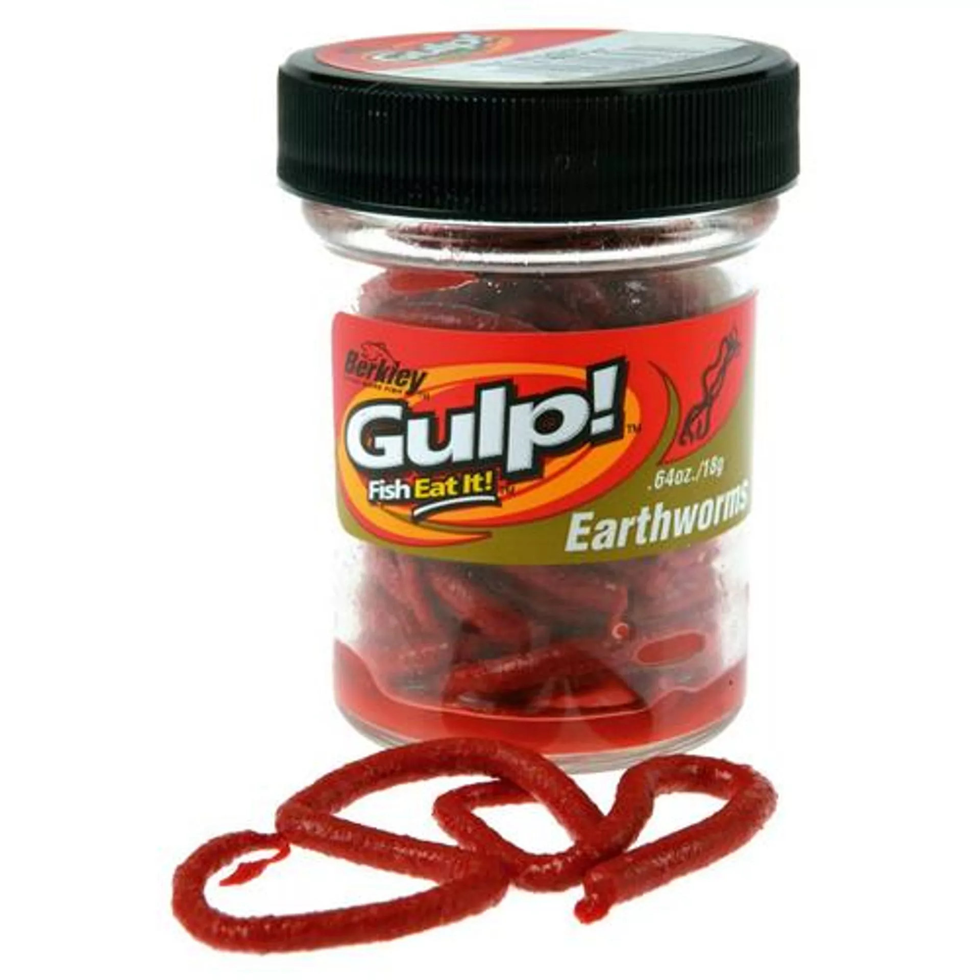 Berkley Gulp Earthworm Jar – Red Wiggler #BGEW-RDW