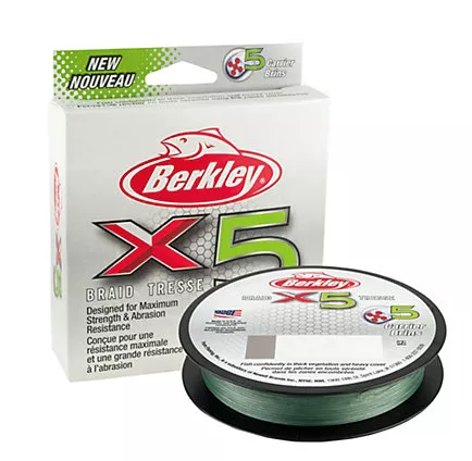 Berkley X5 Braid – 20 Lb – Low-Vis Green #1486726