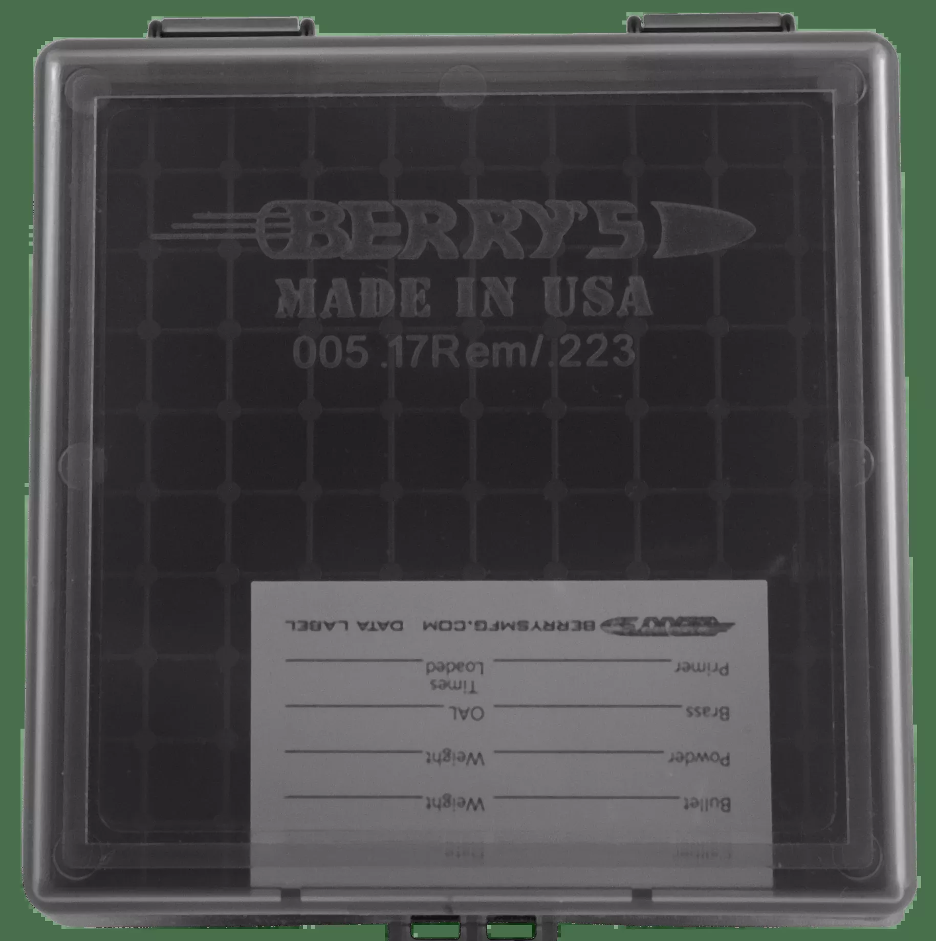 Berrys 005, Berrys 11664005 Ammo Box223/556 100rd Smk/bk