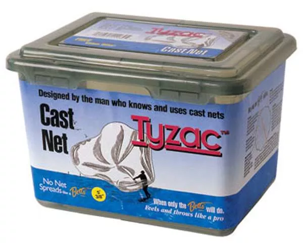 Betts Tyzac Cast Net 3FT Mono 3/8″ Mesh Box #BM3