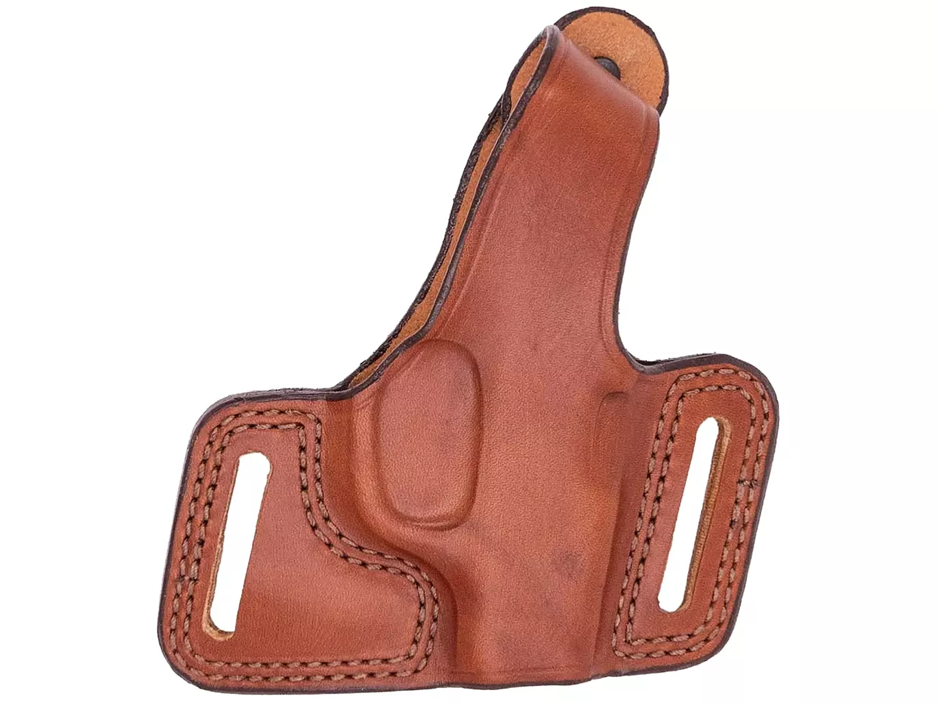 Bianchi OWB Holster, Size 14, Fits Glock 17, 19, 22, Tan Leather, RH