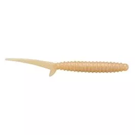 Big Bite Baits Scentsation Thresher Worm - 4" - 10 Pack - Pearl White