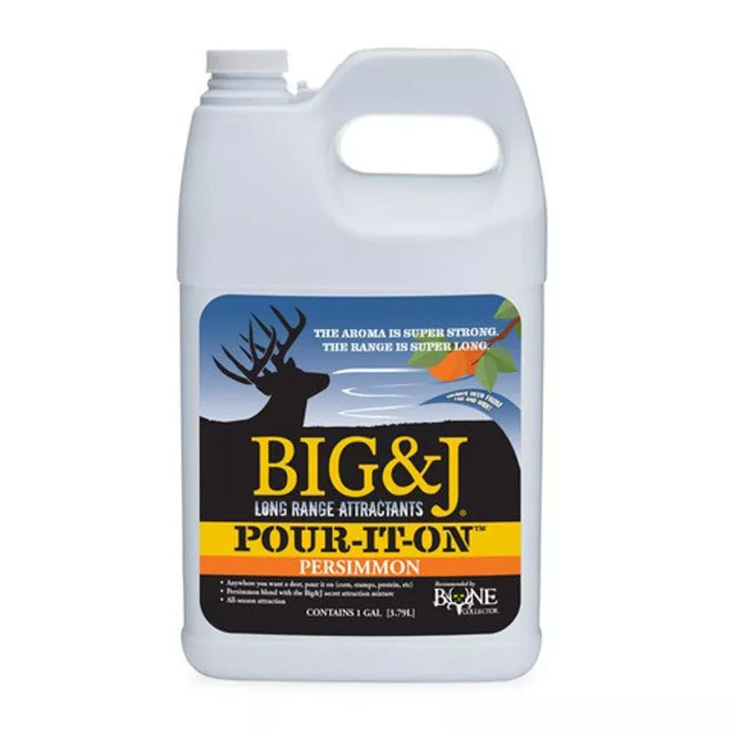 Big And J Pour-it-on Persimmon Liquid Attractant 1 Gal.