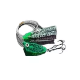 Big Weenie Cut Bait Meat Rig - NFN Green UV