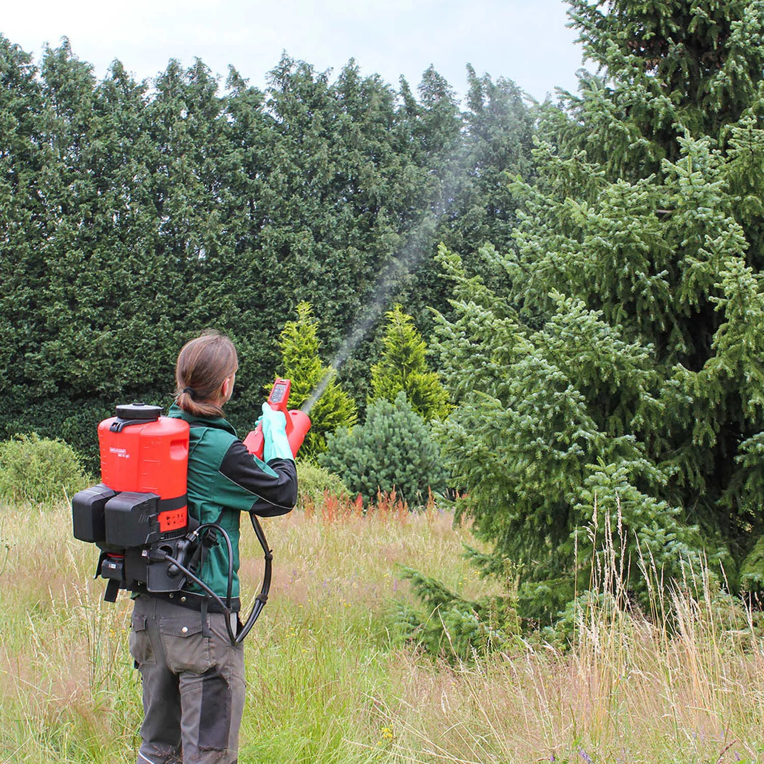 Birchmeier REC 15 AC1 Li-Ion Backpack Sprayer with AS1200 Modular Spray Blower