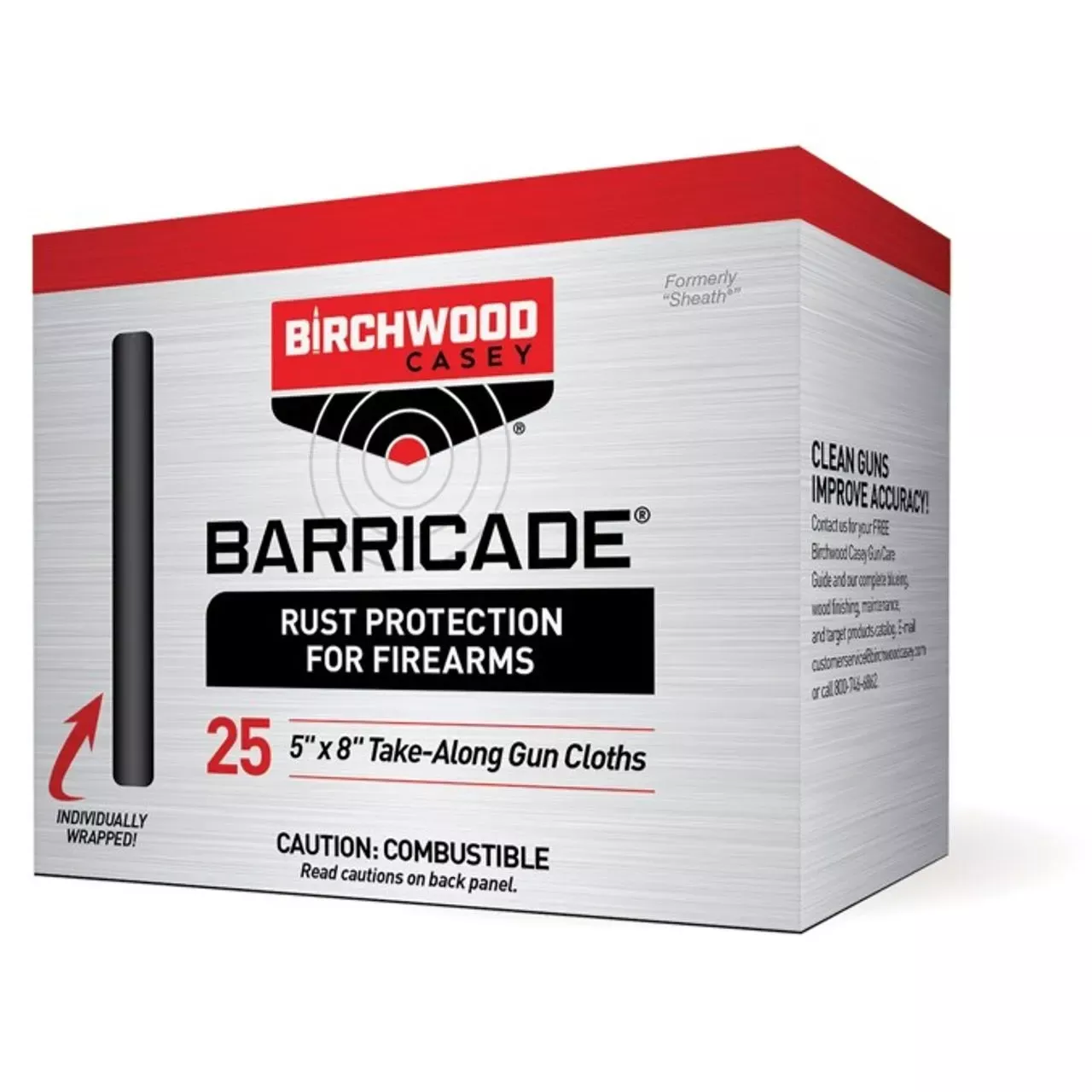 Birchwood Casey Barricade Rust Protection 25 Take-Along Wipes