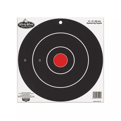 Birchwood Casey Dirty Bird 8" Bullseye Targetss Package of 25