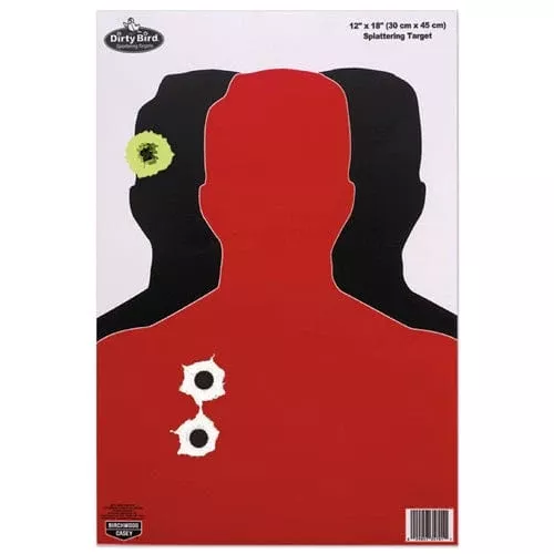 Birchwood Casey Dirty Bird Hostage 12×18 Target 8PK