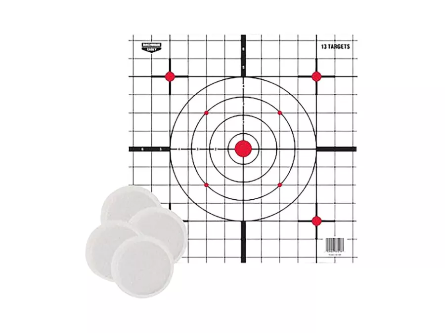 BirchwoodEZE-Scorer Thermal Targets, Black/White/Red, 8