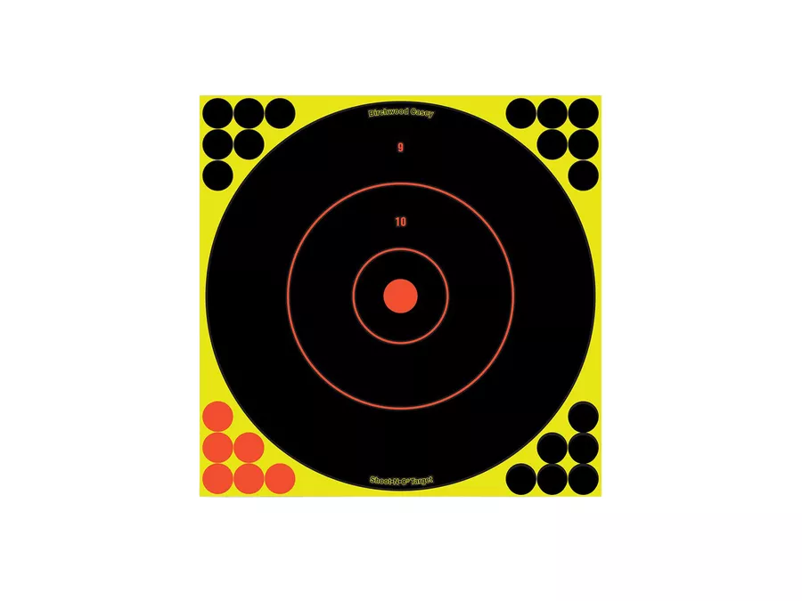 BirchwoodShoot-N-C Reactive Target Black/Yellow/Red 12" Bullseye