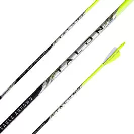 Black Eagle Arrows Talon - Fletched 2.5" Fusion X-II Vanes with Nocks and Inserts .001 Straightness