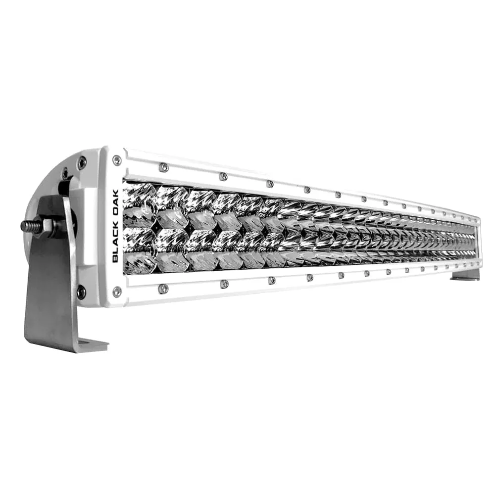 Black Oak Pro Series Curved Double Row Combo 30″ Light Bar – White