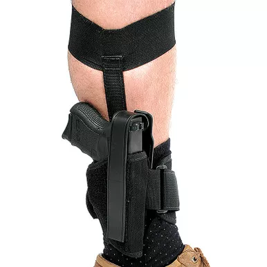 Blackhawk 40AH12BK-R Ankle Holster Black Glock 26 27 33 Compact 9mm/.40 RH